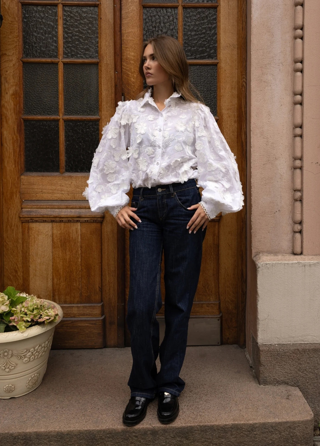 Anaya Shirt Ivory Atelier  Ivory Atelier