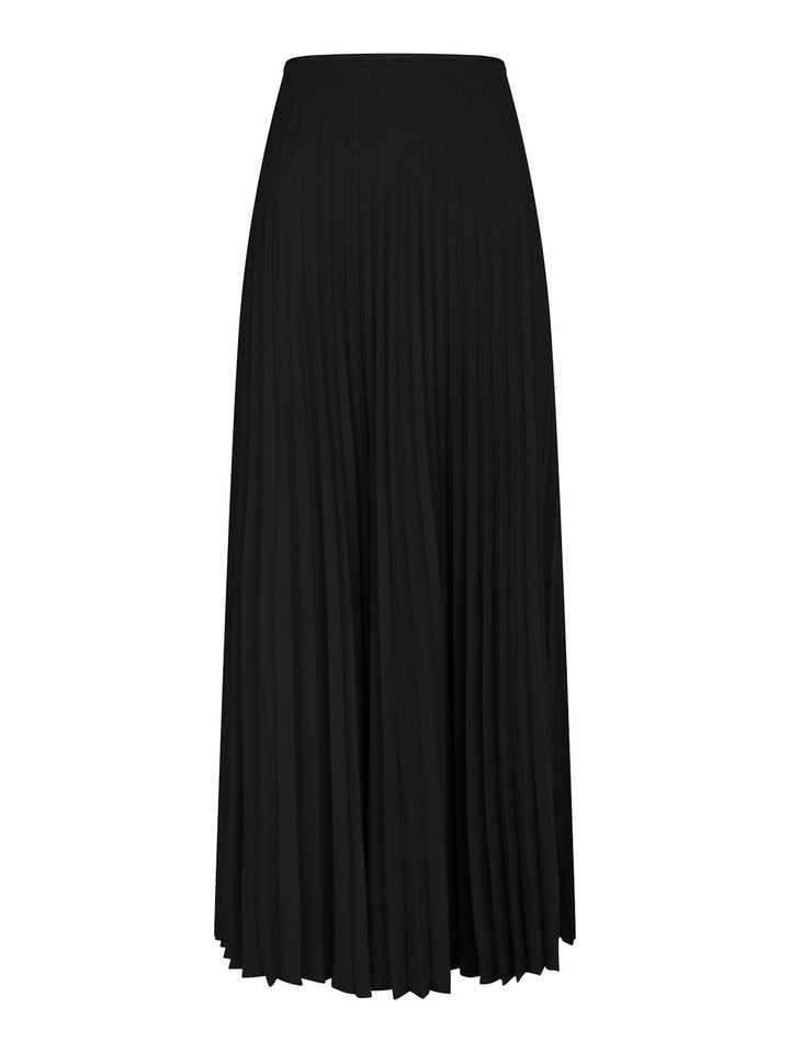 Boni Simple Plisse Skirt  Black
