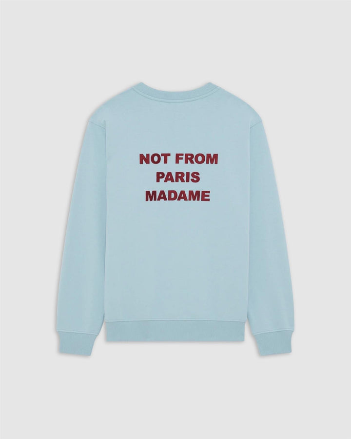 Le Sweatshirt Slogan  Light Blue