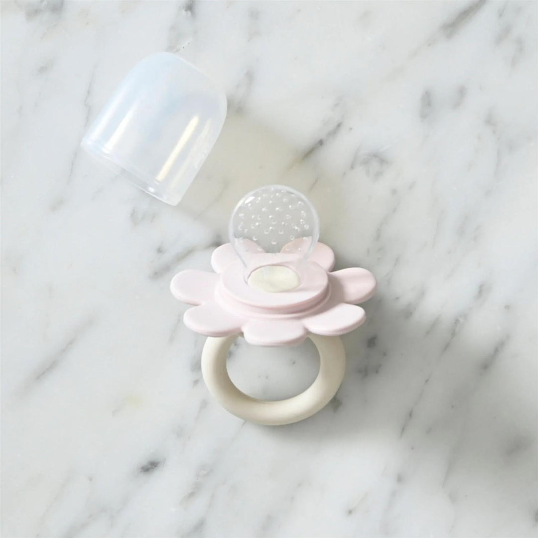 Poppy Fruit Feeder  Cream & Light Pink
