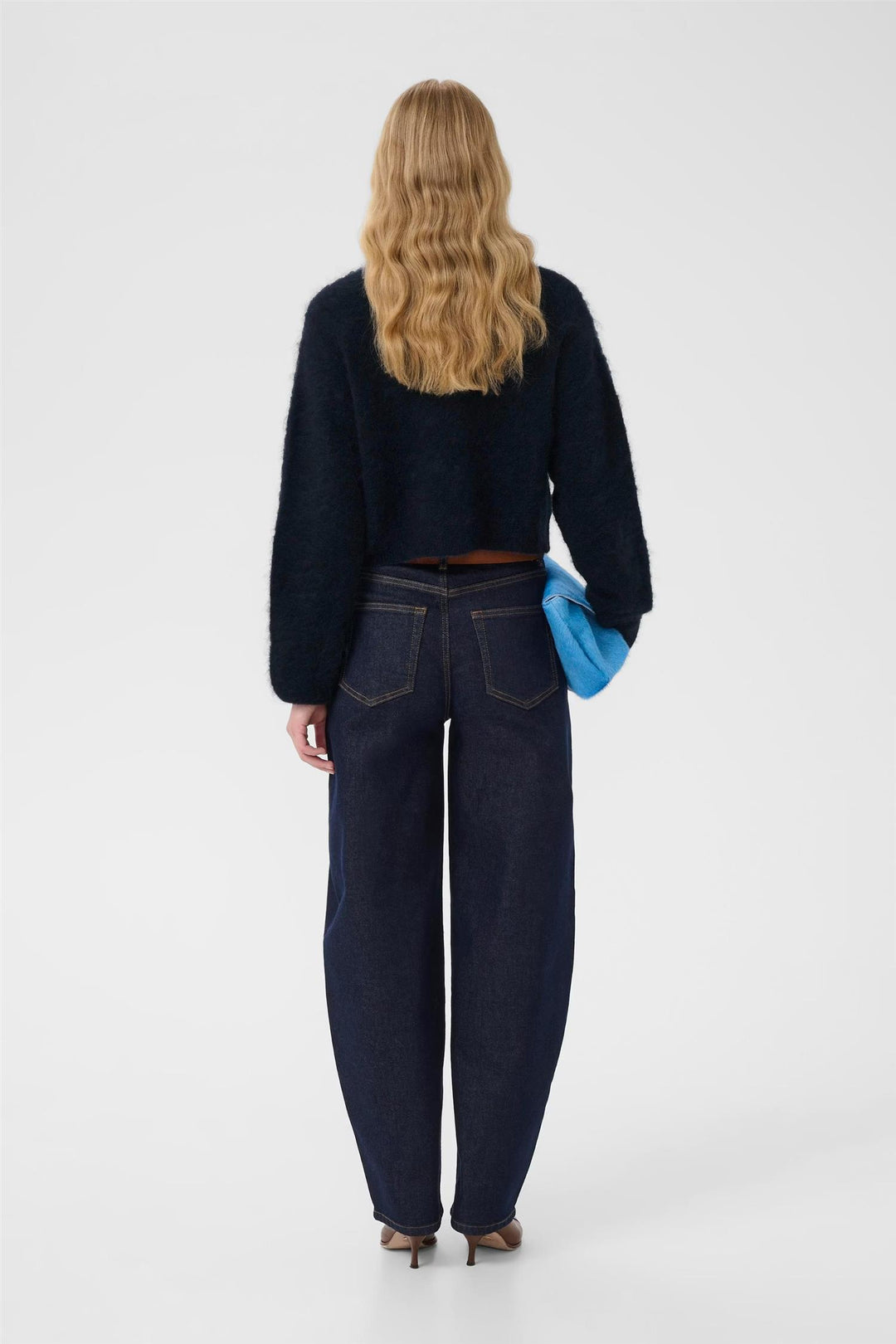 GZDEBBIE SHORT CARDIGAN  Skycaptain Mélange