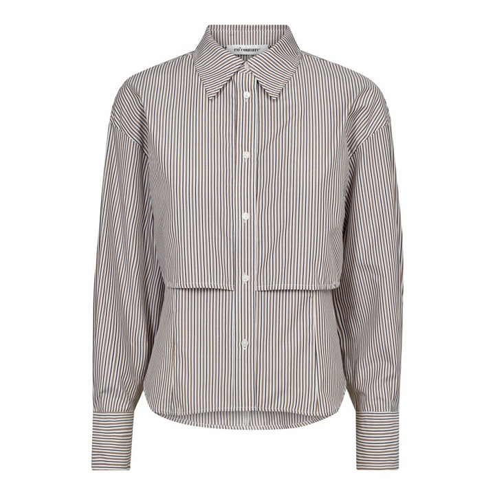 LineyCC Double Layer Shirt  Walnut