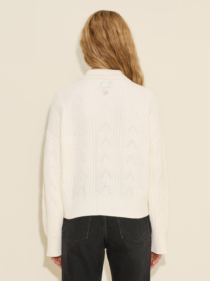 Serena Knit Cardigan  White