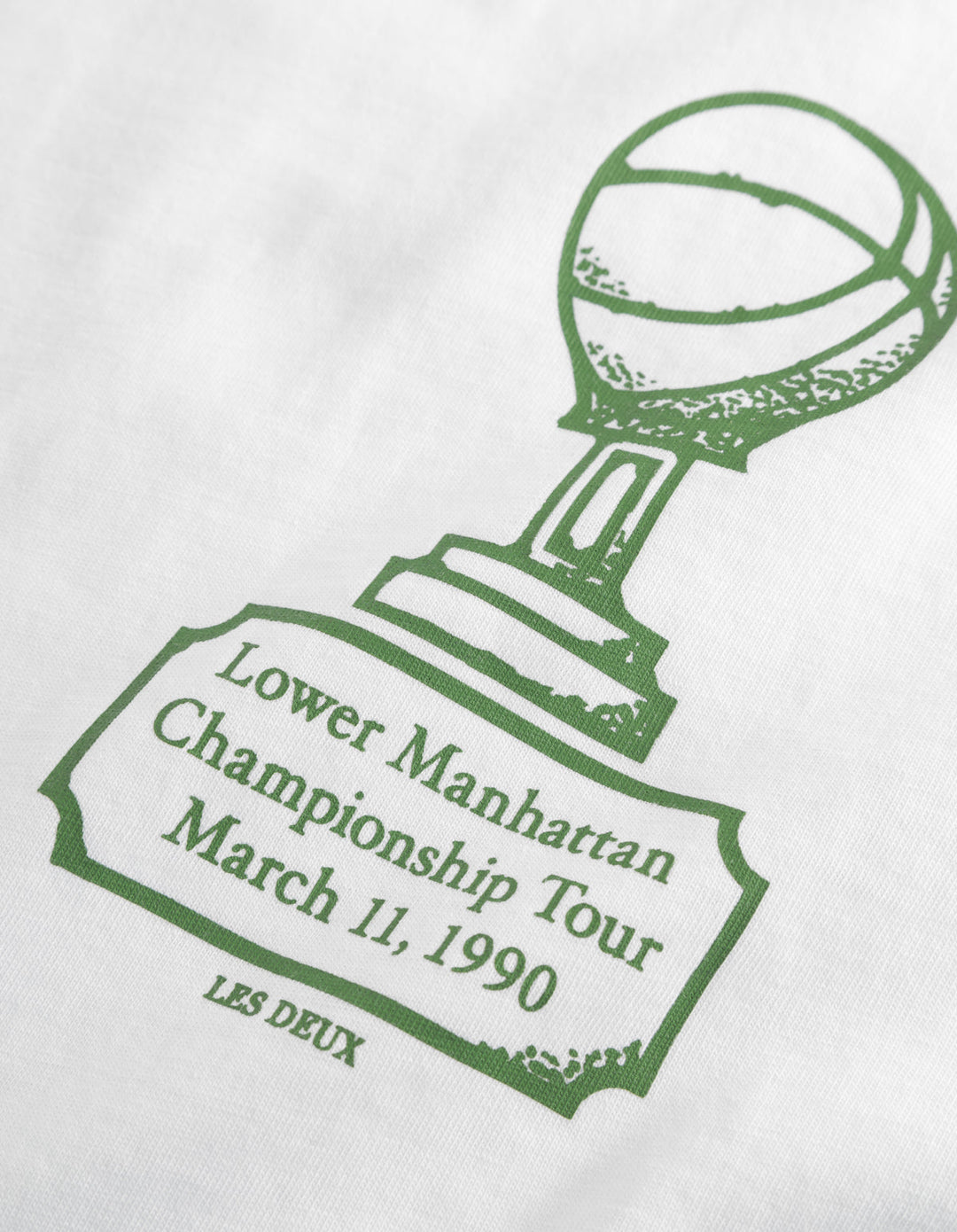 Tournament T-Shirt  White/Vintage Green