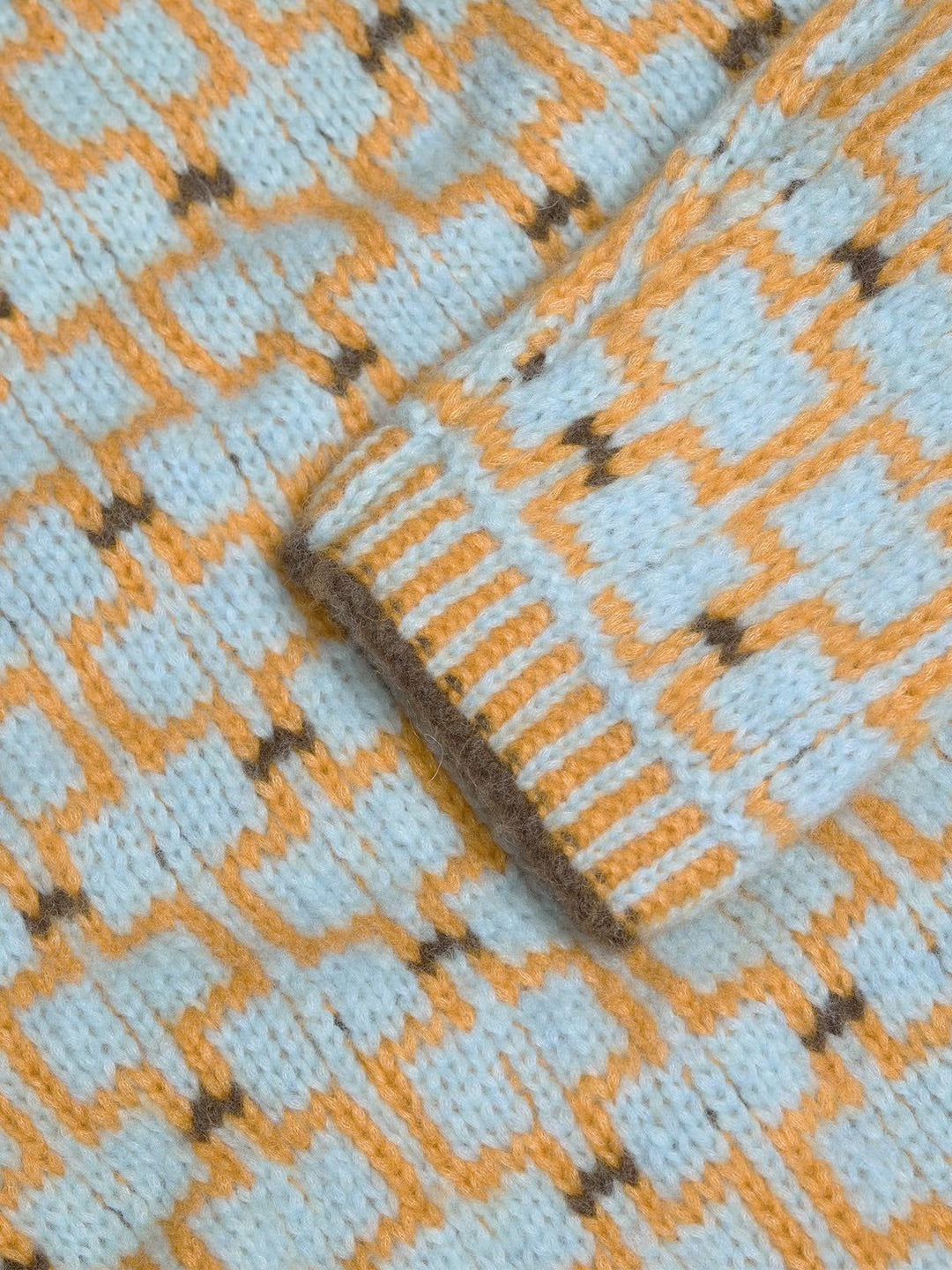 Norwegian Wool Turtleneck 25-04  Blue Mix