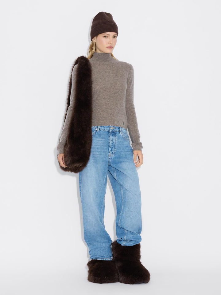 Cashmere Turtleneck  Taupe