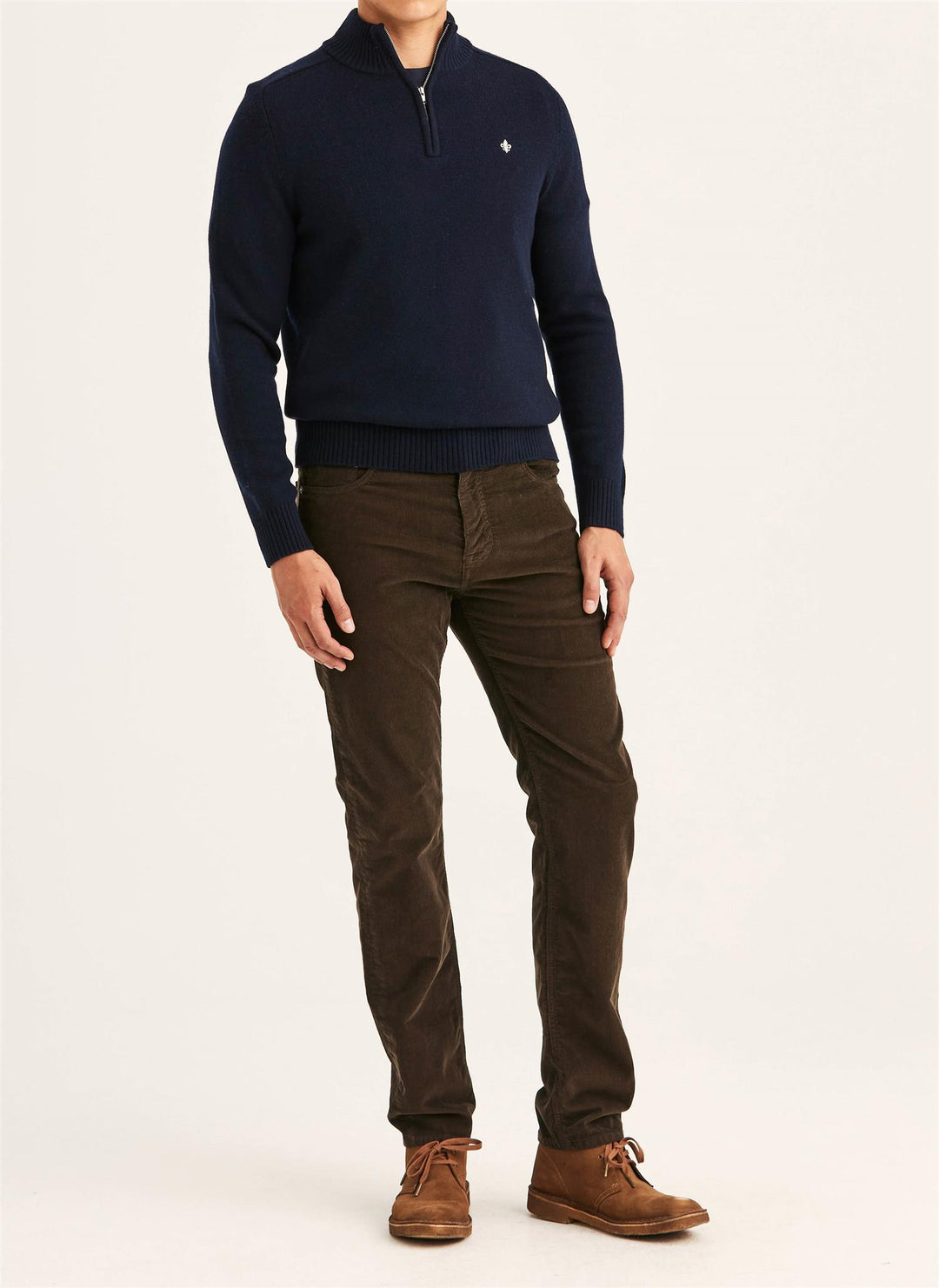 Hertford Half Zip  Navy