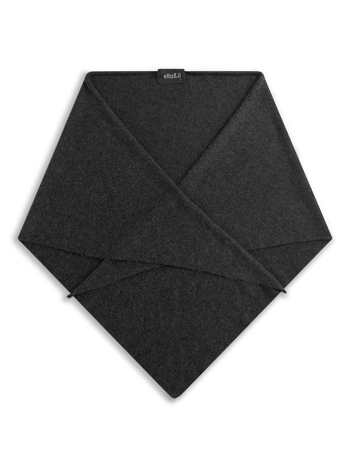 Ronja cashmere scarf  Dark Grey Melange