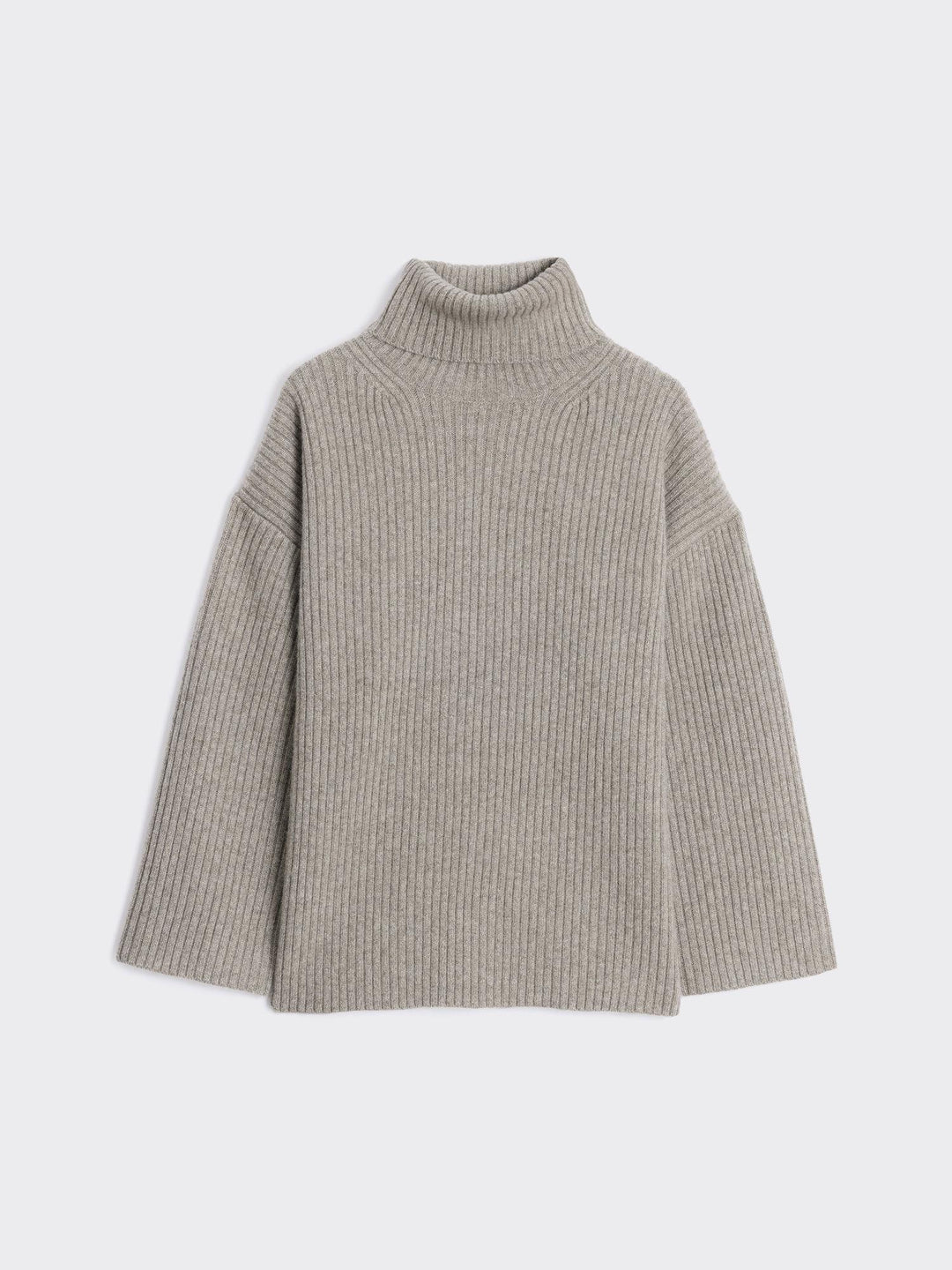 Amara Rib Turtleneck  Taupe