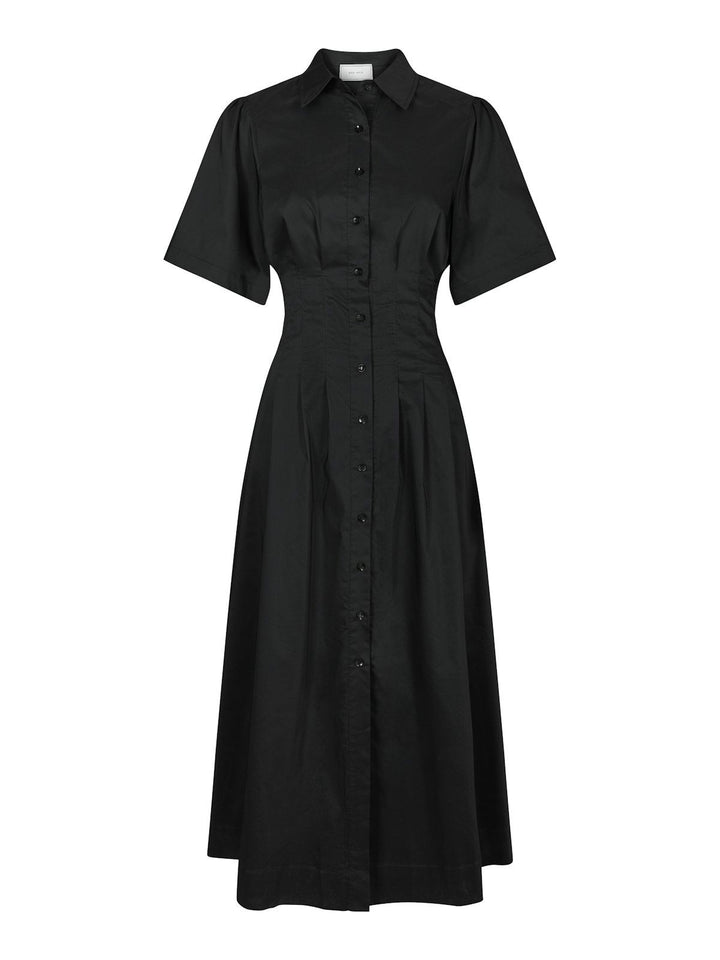 Baia Poplin Dress  Black