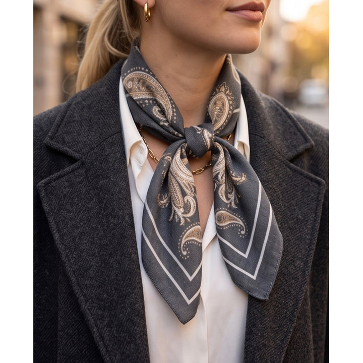 Manipur Bandana Grå