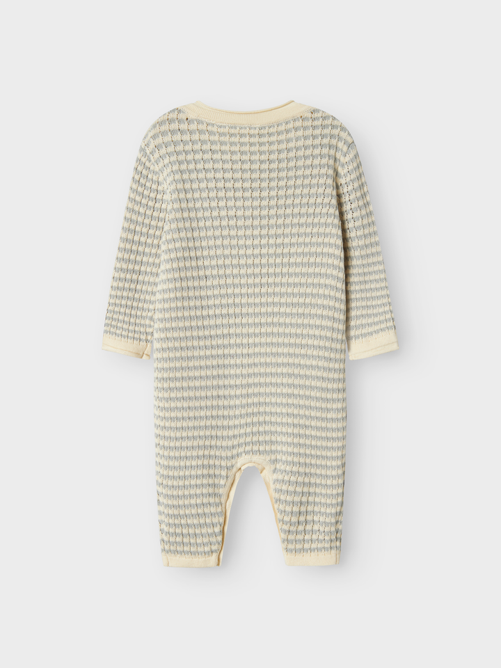 Nbmnelson Ls Knit Suit Lil  Lysegrå
