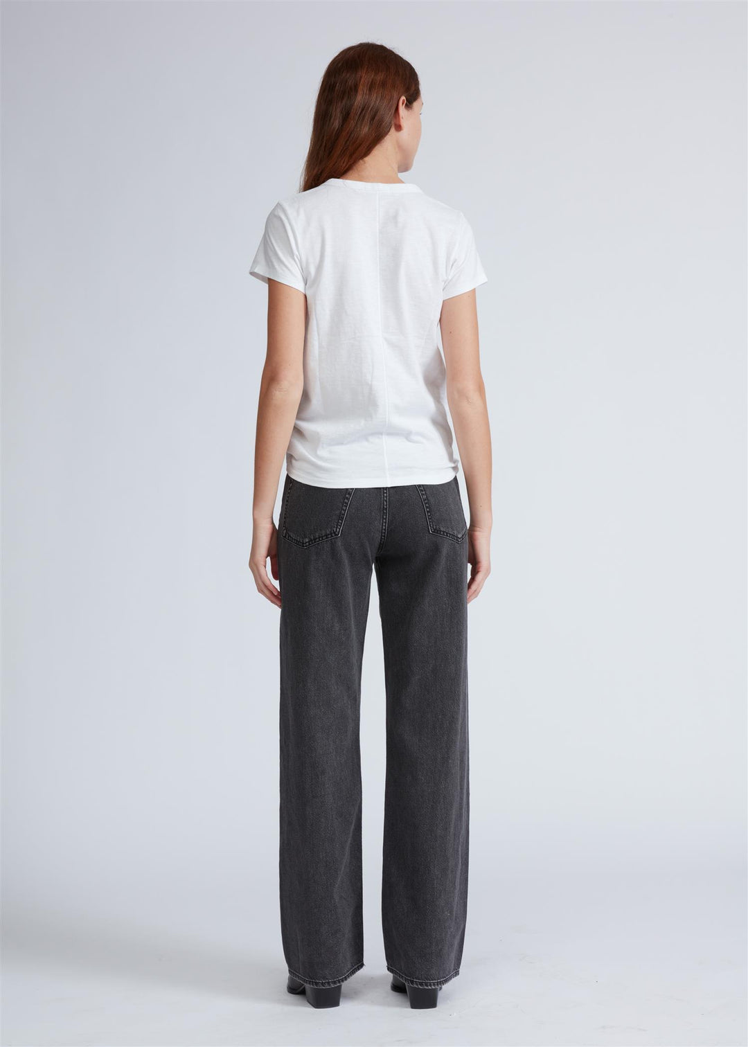 OMBRE STUD TEE  White