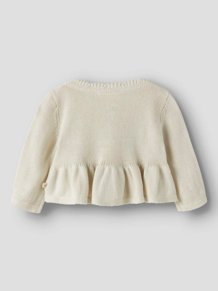 Ramla Rir Ls Short Knit Card Offwhite