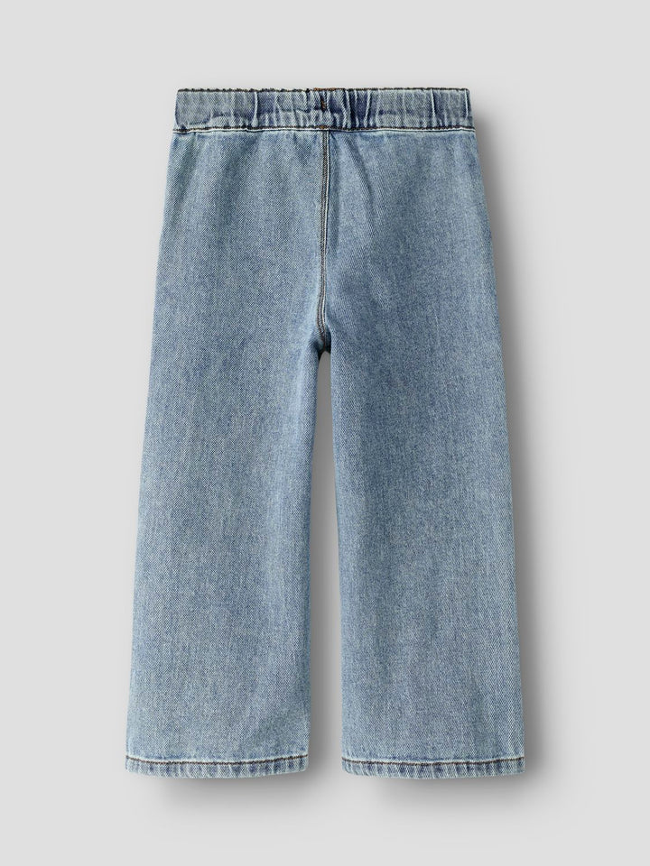 Karole Sim Wide Jeans  Mellomblå