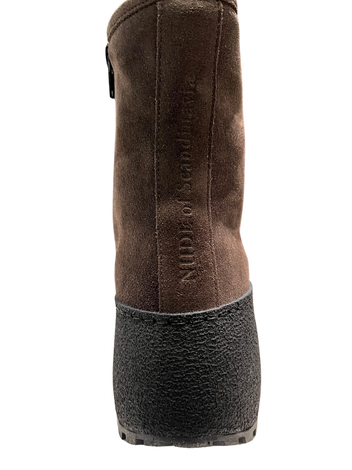 WINTER 004 BROWN BOOTS IN VELOUR IDRO LEATHER  Brown