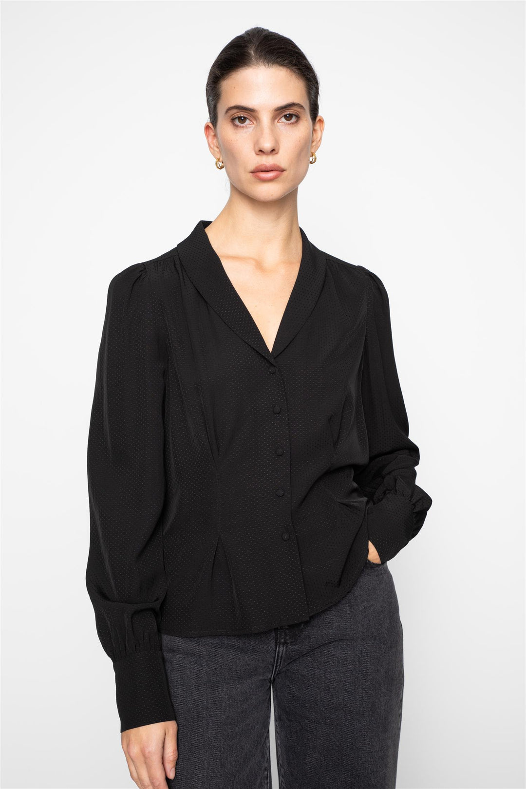 Ylva Blouse  Black