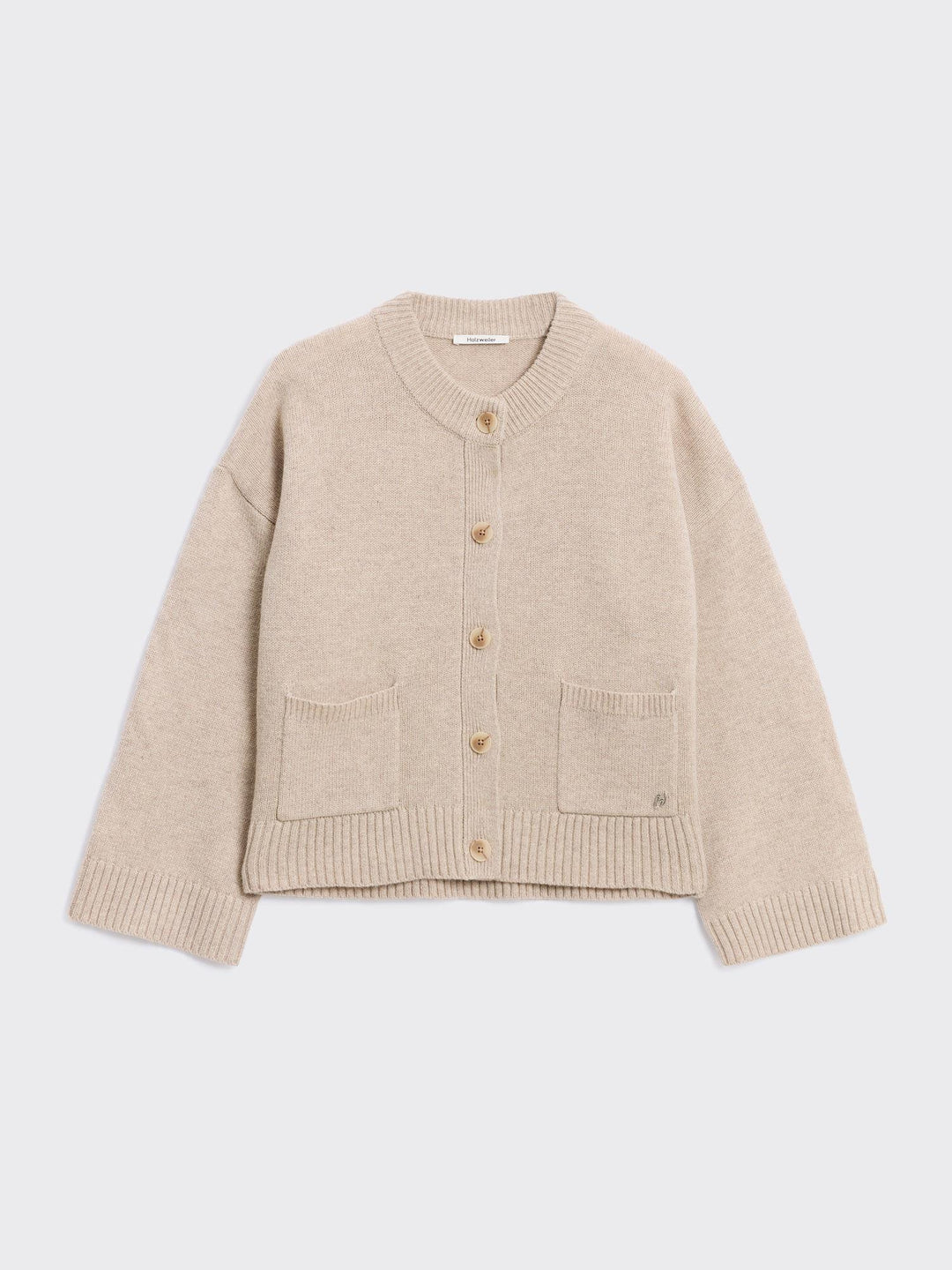 Julia Wide Cardigan  Ecru Mix