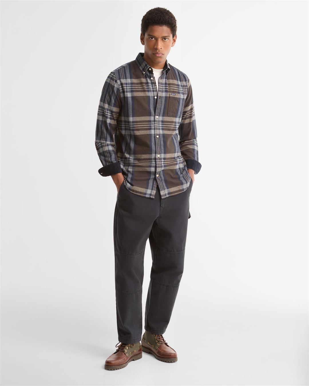 Barbour Dovedale Shirt  Dark Sand