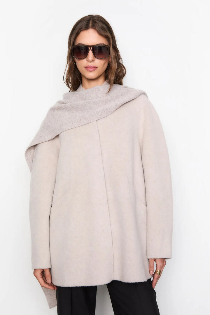 Babette Scarf  Taupe Melange