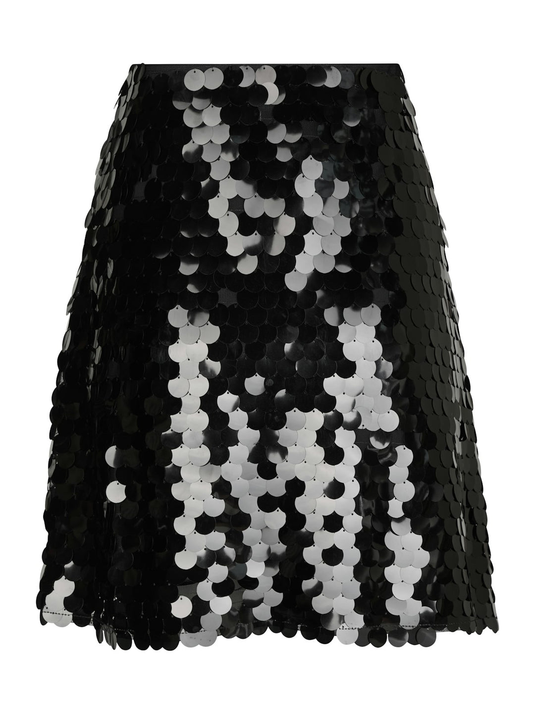 Miva Big Sequins Skirt  Black