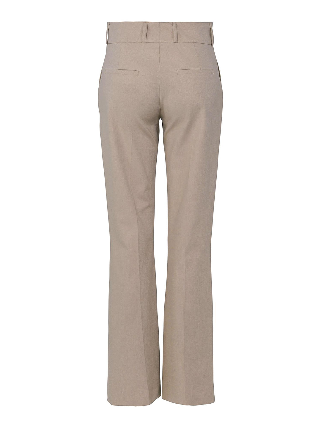 High Waist Trouser  Beige Cream