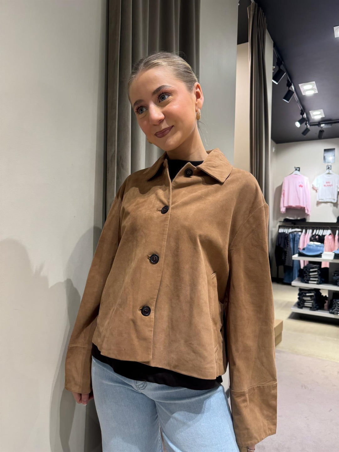 Elaine Goat Suede  Mousse