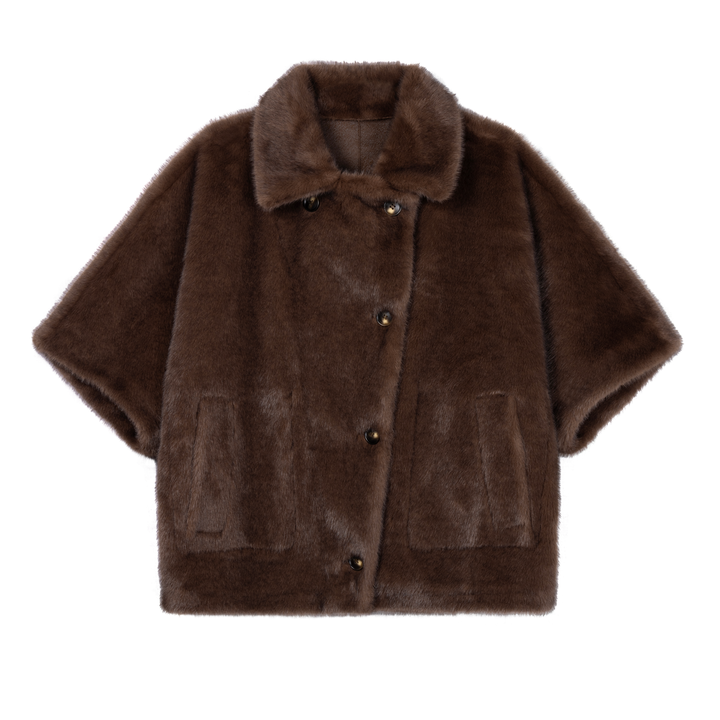 CLARA FAUX MINK  Choco