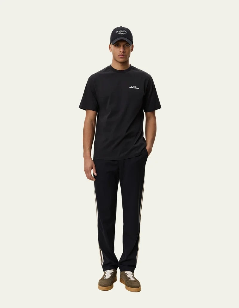 Signature Print T-Shirt  Black