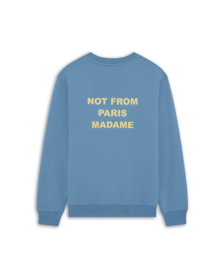 Le Sweatshirt Slogan  Atlantic Blue