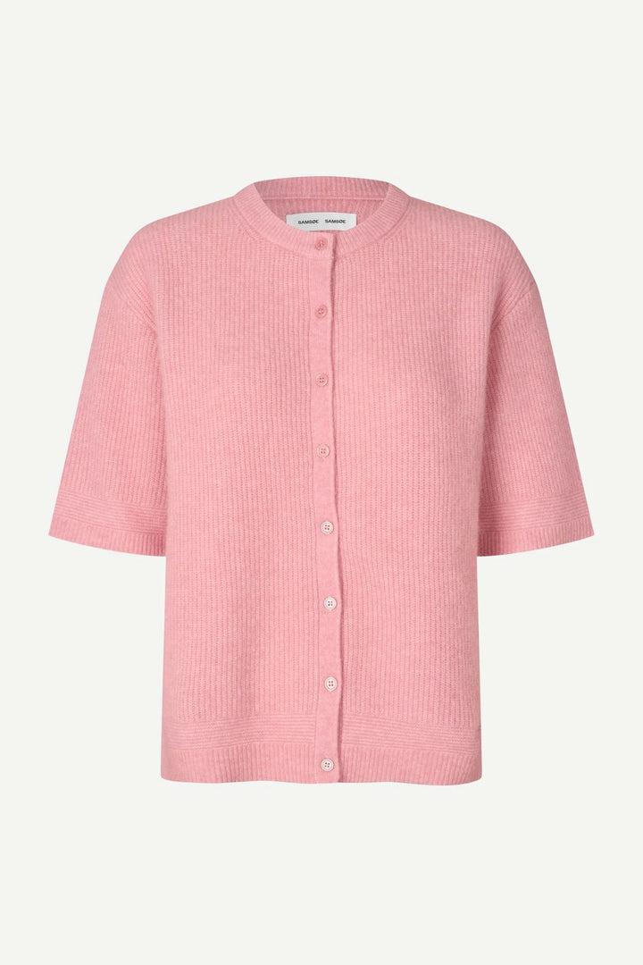 Saanoura Ss Cardigan  Bleached Mauve