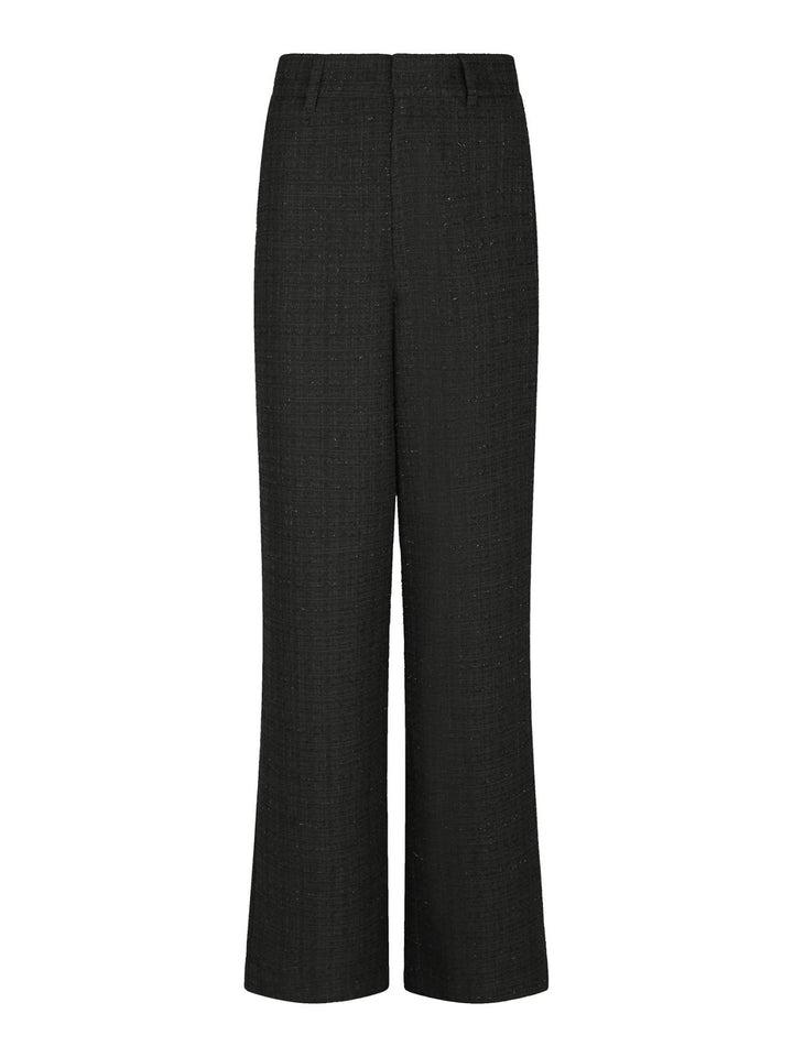 Emmett Boucle Pants  Black