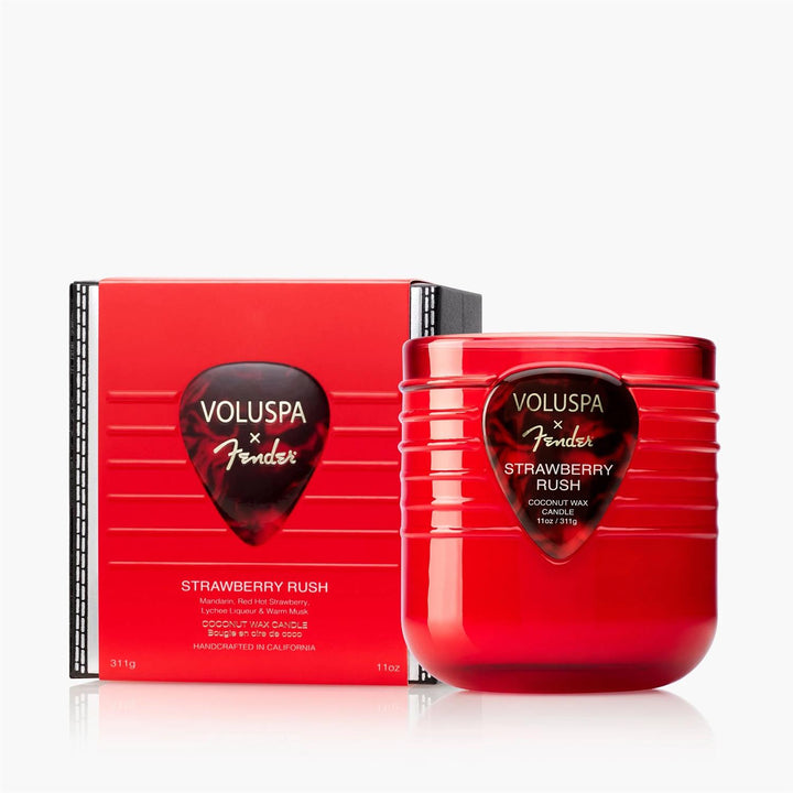 STRAWBERRY RUSH BOXED CANDLE  Strawberry Rush