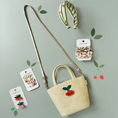 CHERRY KISS SCRUNCHIE SET