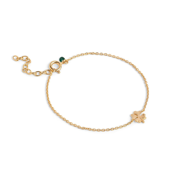 Bracelet, Four-Leaf Clover  925S/Gp/M