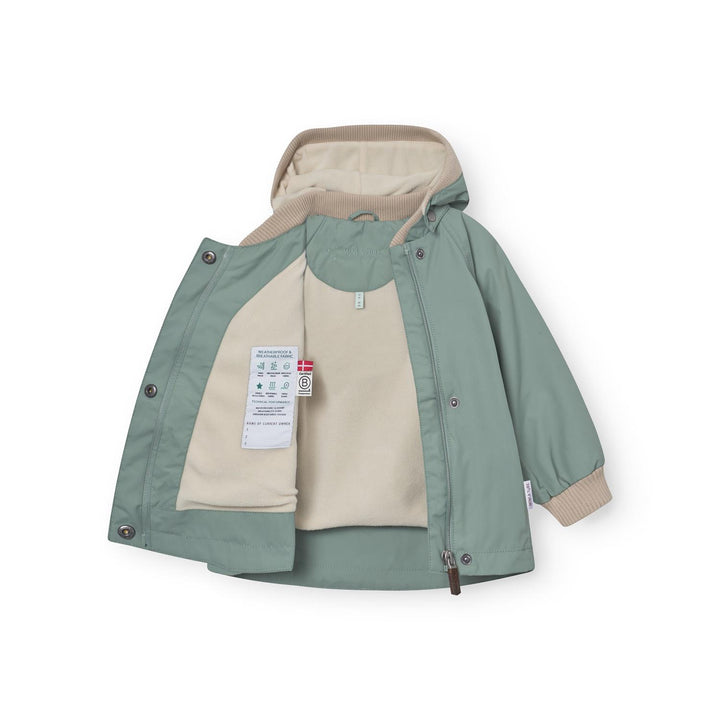 MATWAI fleece lined jacket  Granite Green