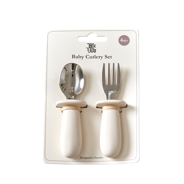 Baby Cutlery Set  Cream