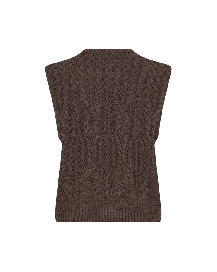 Mschmarisela Vest  Brown