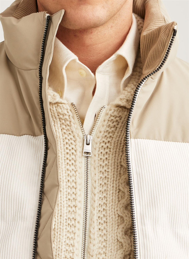 Catton Puffer Vest  Off White