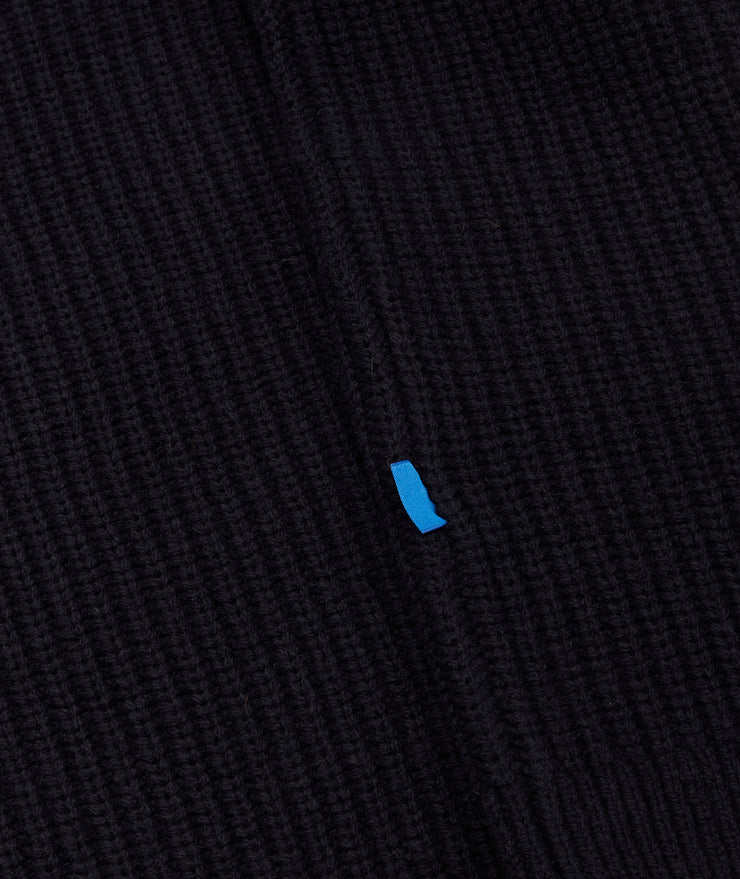 Boxy Wool Knit  Navy