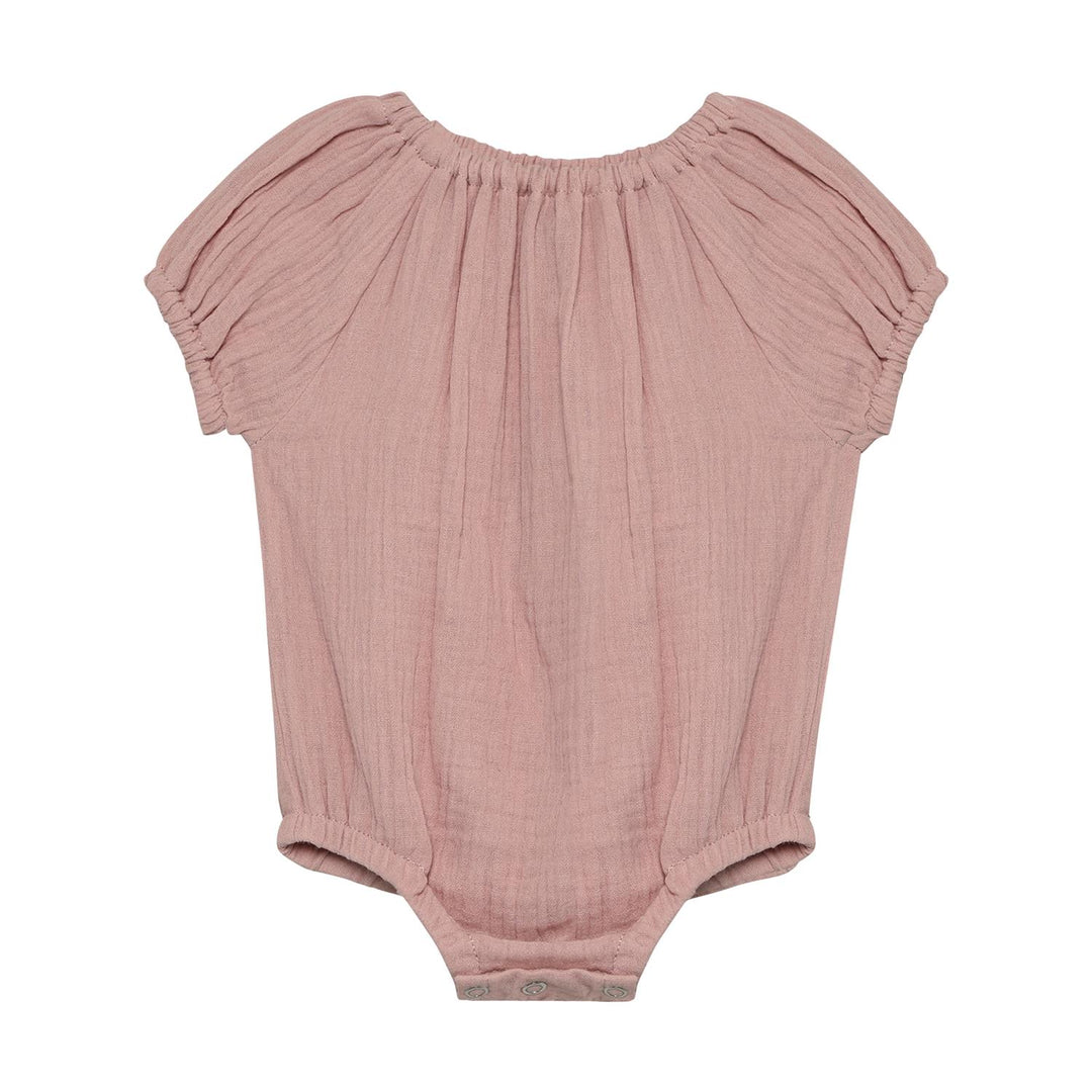 Romper SS Muslin  Pale Mauve