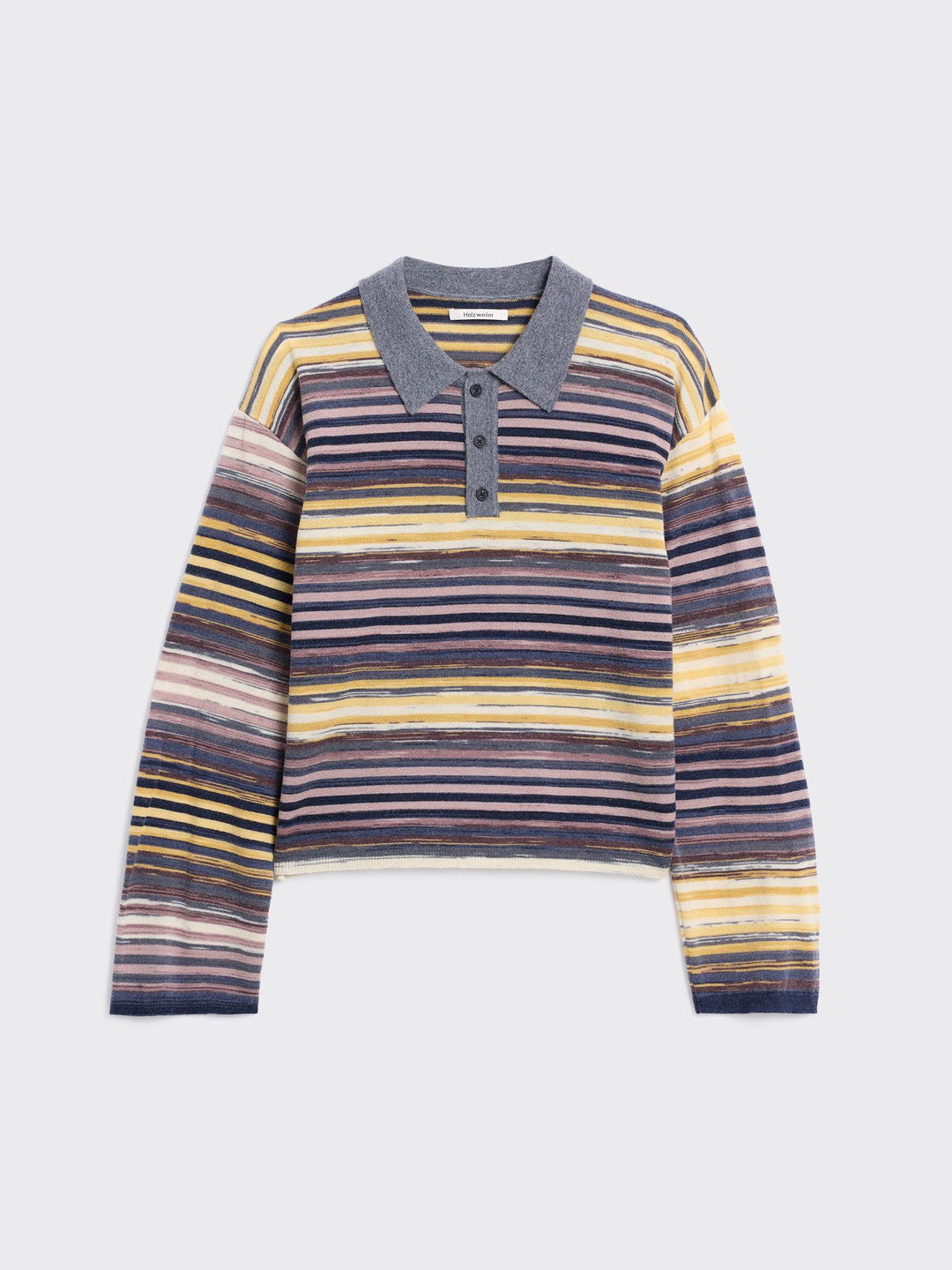 Luna Space Yarn Polo  Multicolor