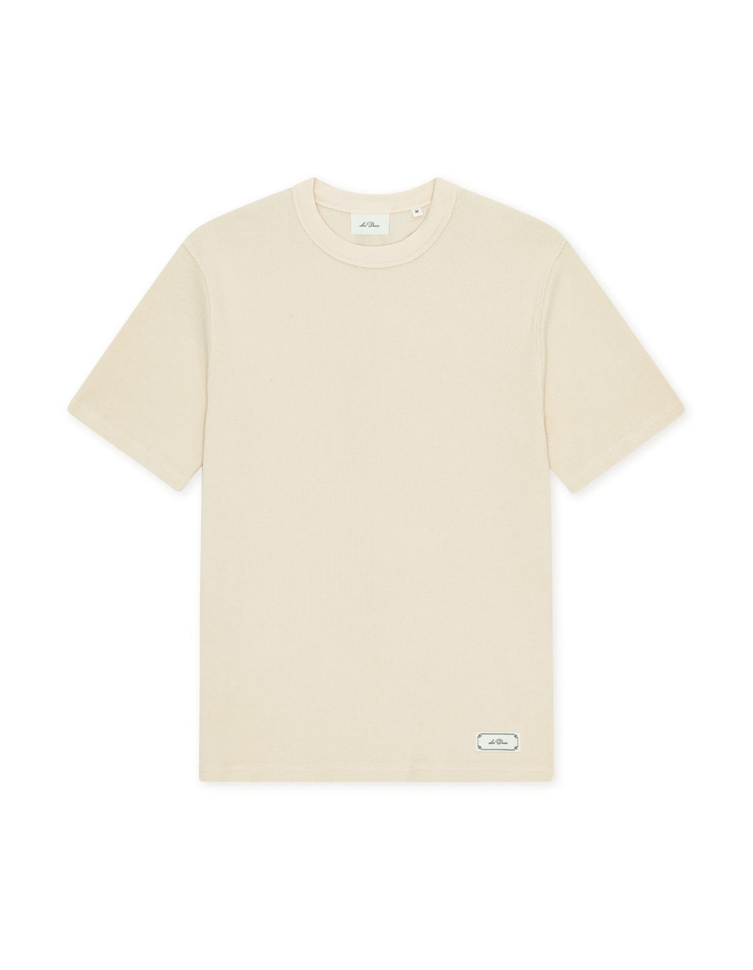 Label Waffle T-Shirt Ivory