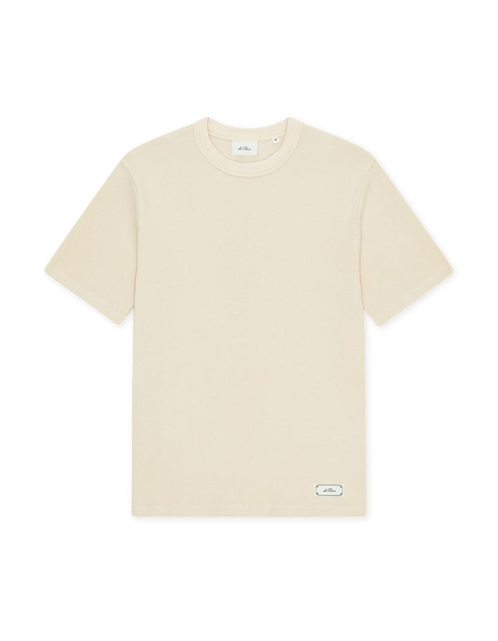 Label Waffle T-Shirt Ivory