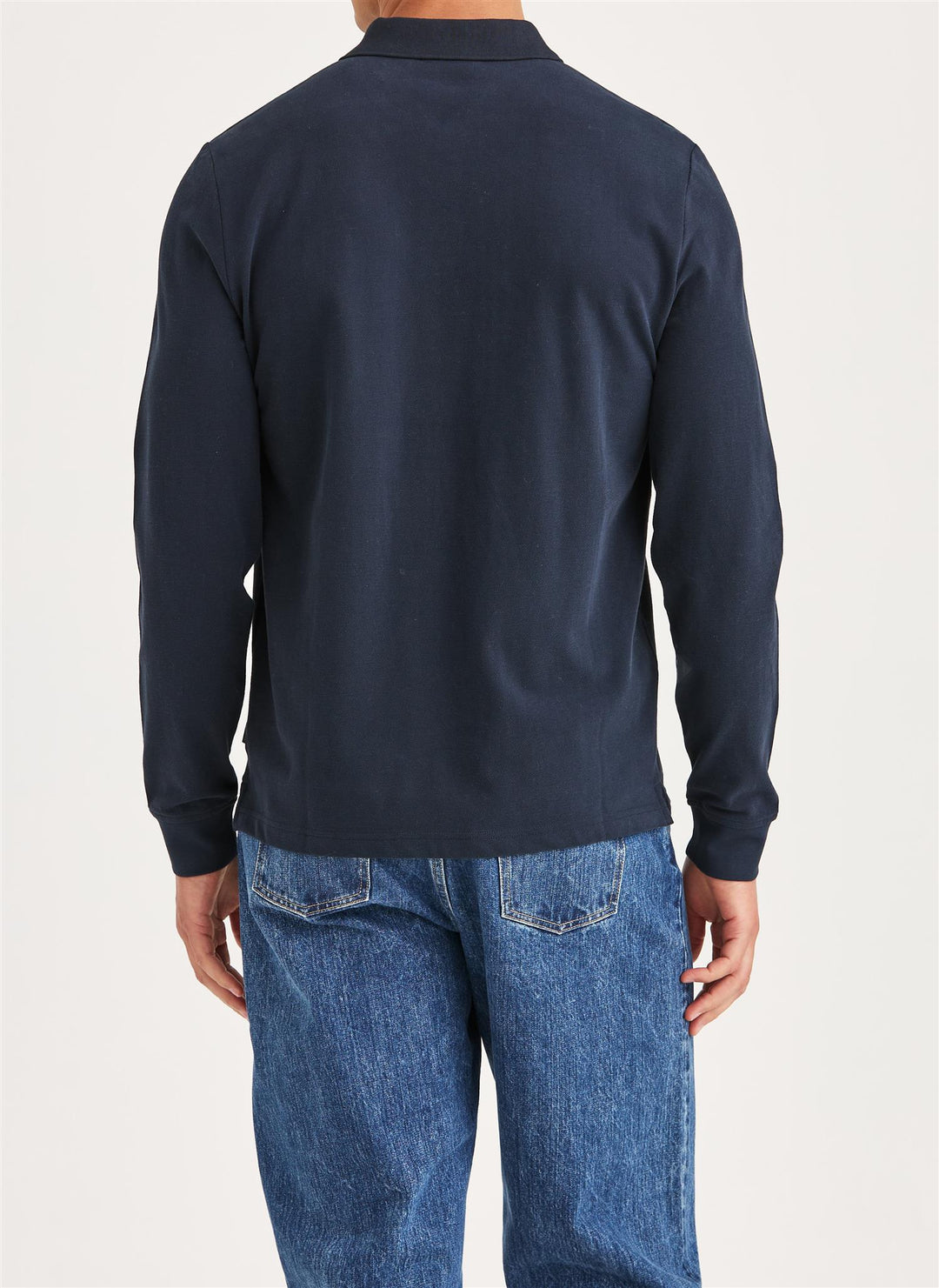 Camden LS Polo Shirt  Old Blue