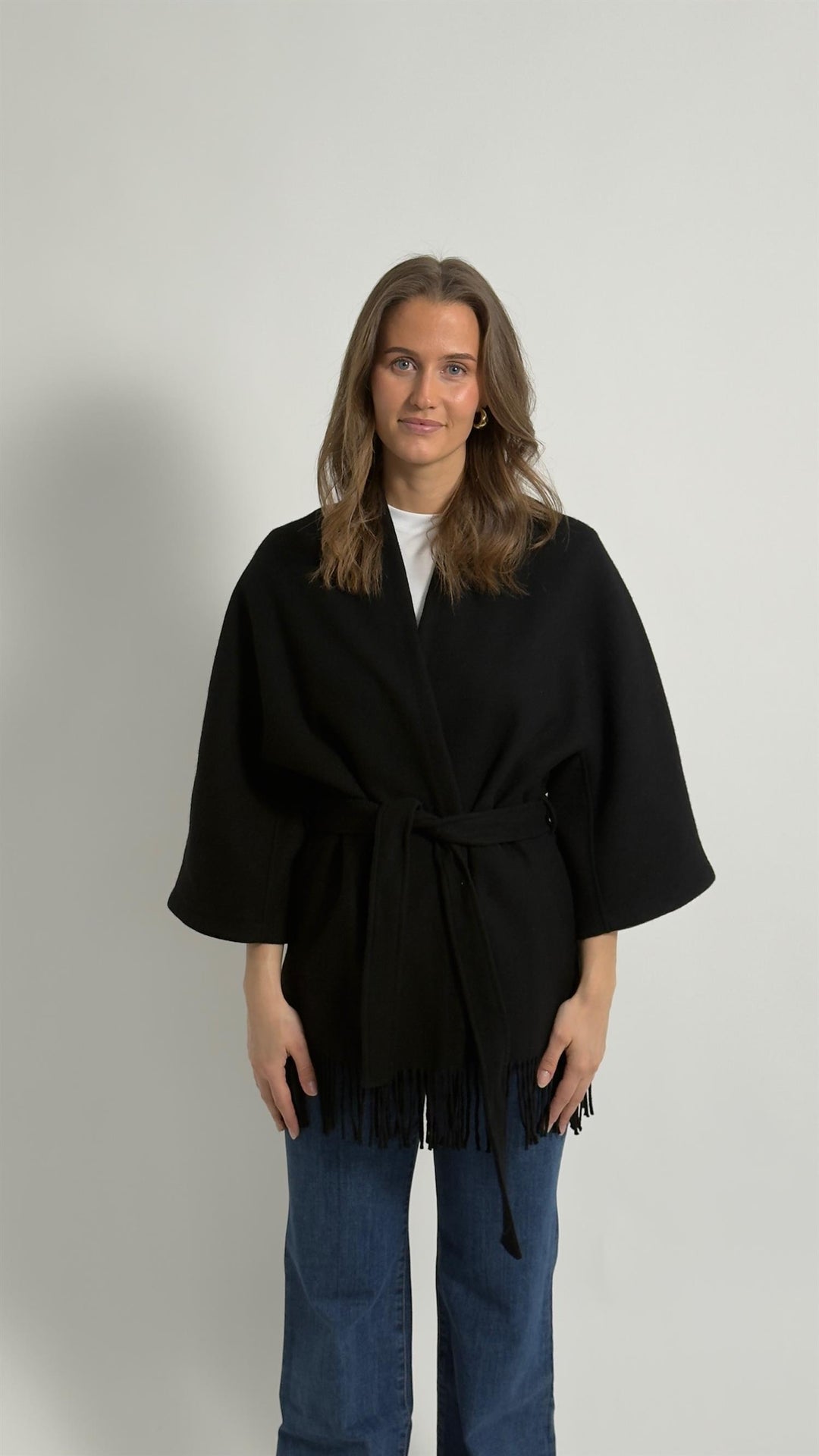 Akila Lambswool Jacket  Black