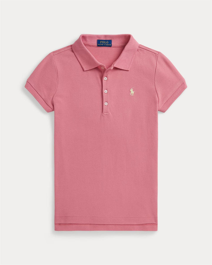 SS POLO SHRT-TOPS-KNIT  Pink