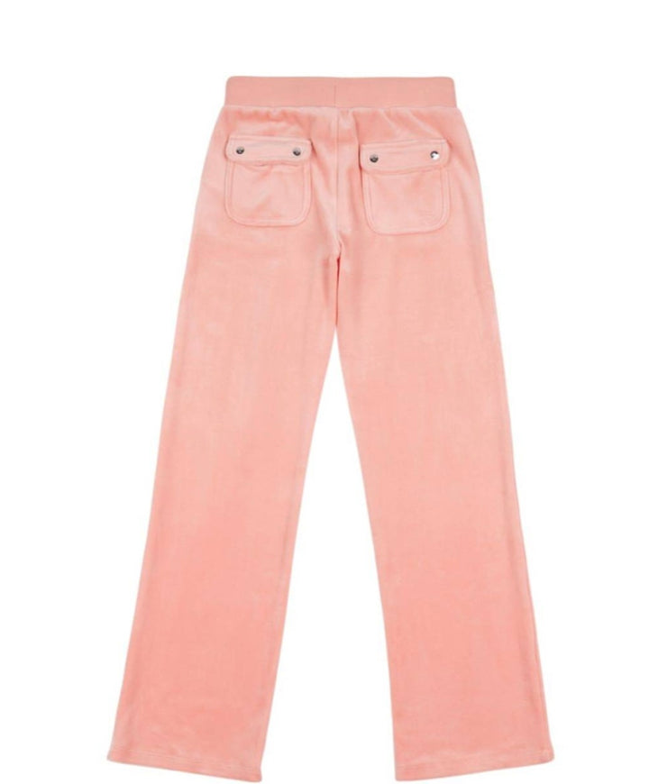 Tonal Wide Leg Jogger  Peach Blossom