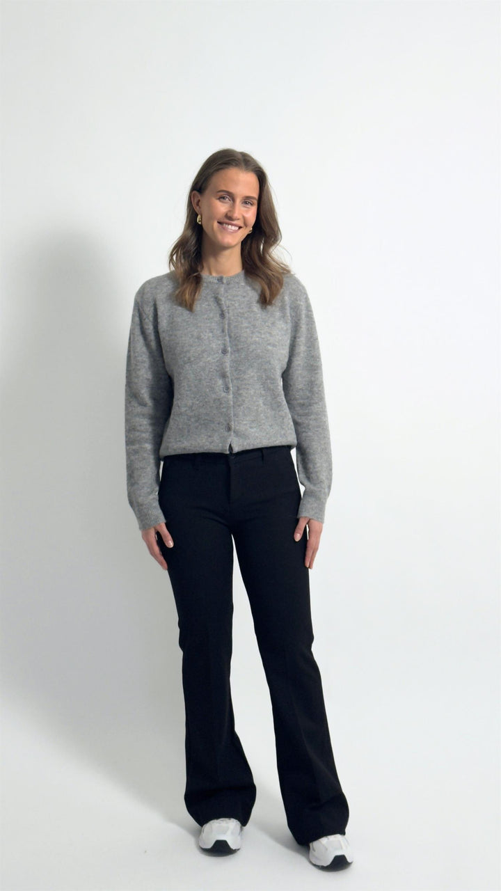 SILVIA SUPLE ROBLE WOOL  Black