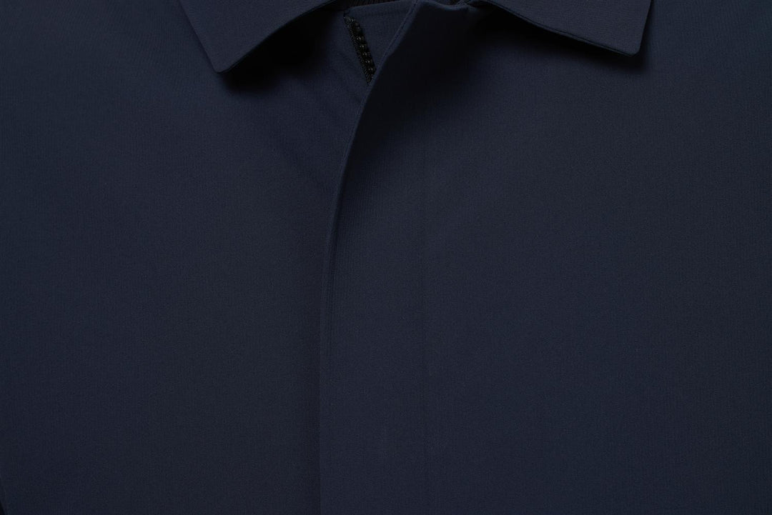 Reg. Coat Japan  Blue Night Structured